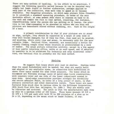 The care and arrangement of picturs collections