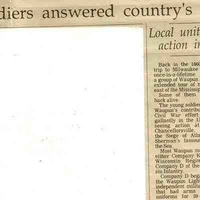 Waupun Sesquicentennial, 4th article