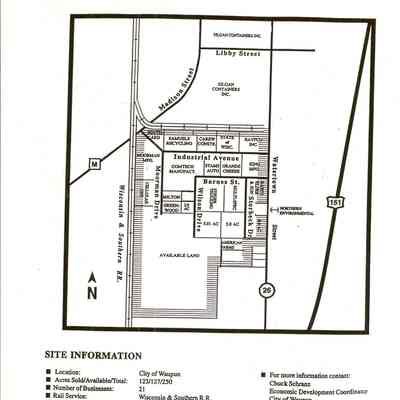 Waupun Business Park Map