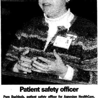 Thank You Letter/Patient Safety Officer Speaks