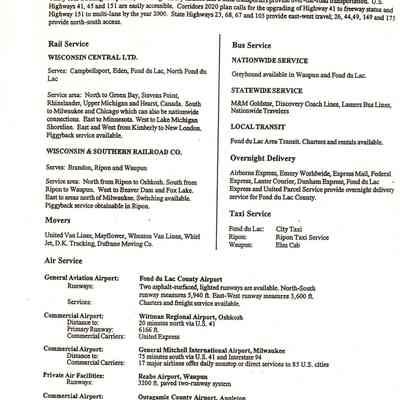 Transportation Information
