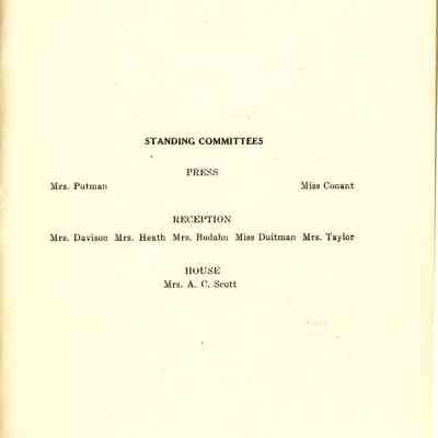 Philharmonic Music Club Fourth Year 1911.