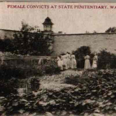 Postcard, Corrections, Wisconsin State Prison, Female Convicts at State Penitentiary