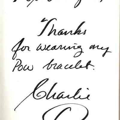 Book "I'm no hero." by Charlie Plumb.