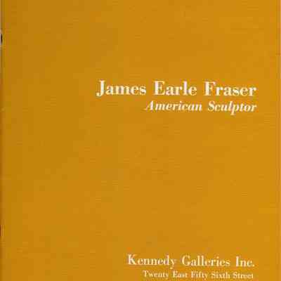 Booklet, James Earle Fraser, American Sculptor