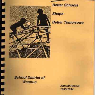 Report, School District Annual Report, 1993-1994