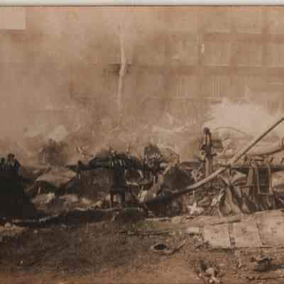 Postcard, 1922 Shaler Fire