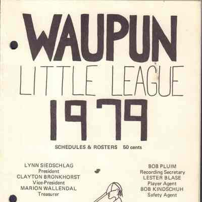 Program, 1979 Little League