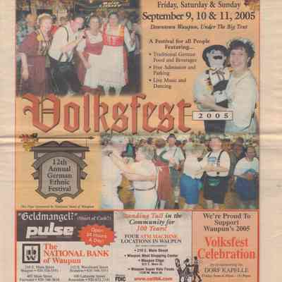 Program, Volksfest, 2005