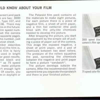 Polaroid 230 Land Camera Instr