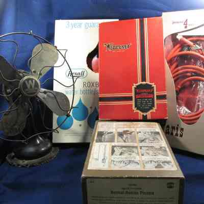 Open Blade Fan, Medical Supplies, and First Aid Items