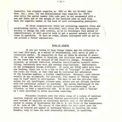 The care and arrangementa of picture collections