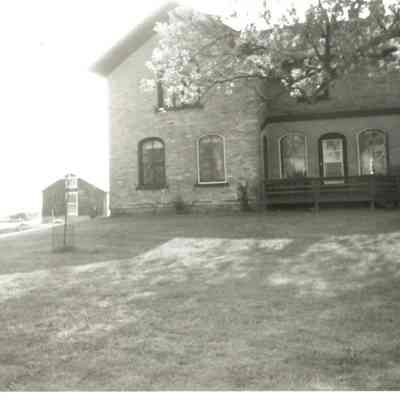 Photograph, Houses, Stone Farmhouse, N11372 Shamrock Road