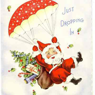 Greeting Card, WWII, Christmas, 1944