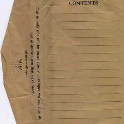 Private Papers envelope