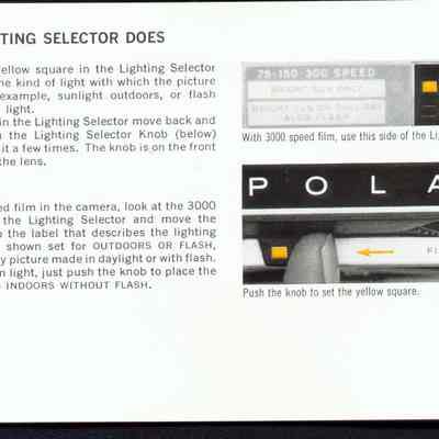 Polaroid 230 Land Camera Instr