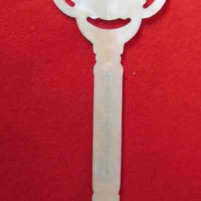 Back of promotional thermometer