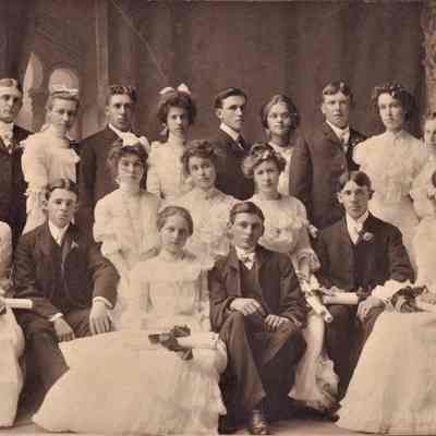 Waupun High School- class of (1902) photo