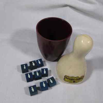Bowling pin games with cubes