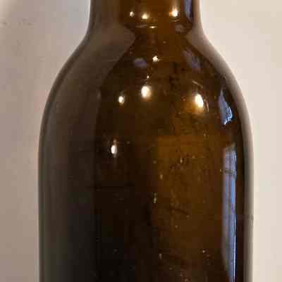 Bottle, Beer, Brown Glass, Waupun Brewing Company