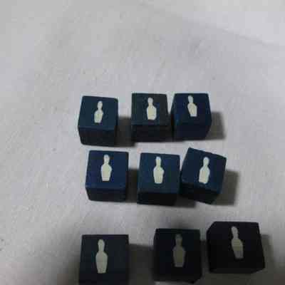 Bowling pin games cubes