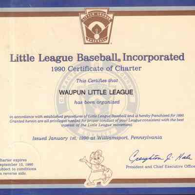 Charter, 1990 Little League