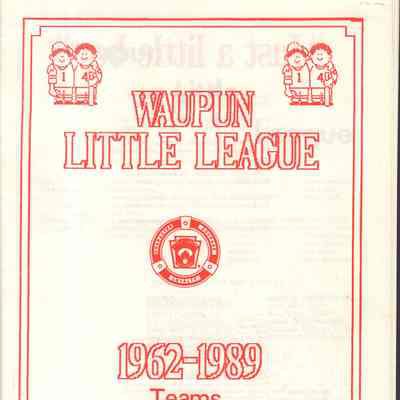 Program, 1989 Little League
