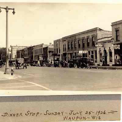 Photograph, Main Street, Dinner Stop, 1926