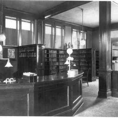 Photograph, Carnegie Library, Museum, Interior