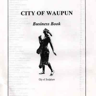 Booklet, Waupun Business 1998