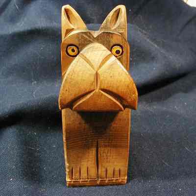 Cat, Wooden, Souvenir, Waupun, Wis