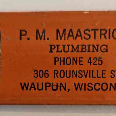 P. M. Maastrict, Plumbing