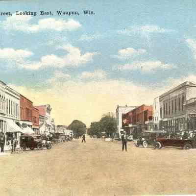 Postcard, Main Street, Looking East