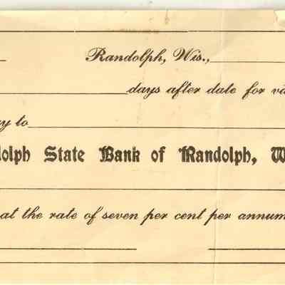 Randolph State Bank of Randolph, Wisconsin