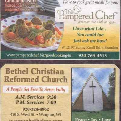 Placemat from Helen's Kitchen Restaurant