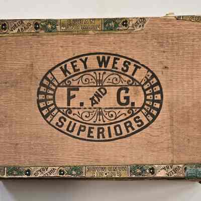 Cigar Box, F and G, Fisher & Gorehouse, Key West Superiors