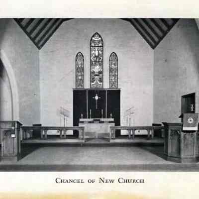 Postcard, Church, Pella Lutheran