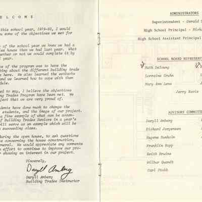 Waupun High School-Building Trades "House Project (1980): Origformat: Other