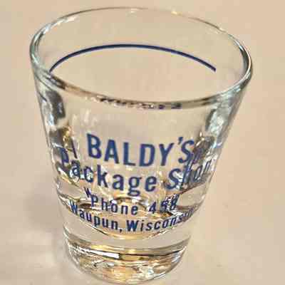 Shot Glass, Baldy's Package Store