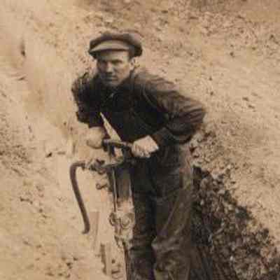 Postcard, Utilities, Sewer Construction