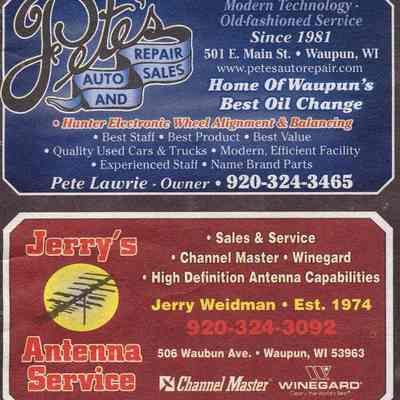 Placemat from Helen's Kitchen Restaurant