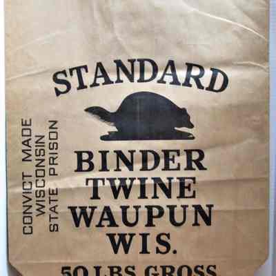 bag /Twine storage bag /Waupun prison (Standard brand)