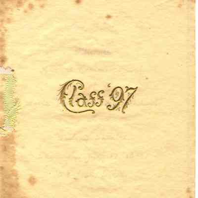 Program, Commencement, North Ward High School, 1897