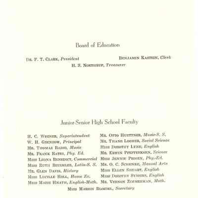 Commencement Program