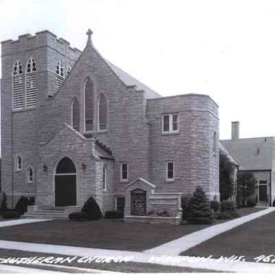 Postcard, Church, Pella Lutheran, #467-F