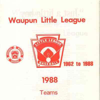 Program, 1988 Little League