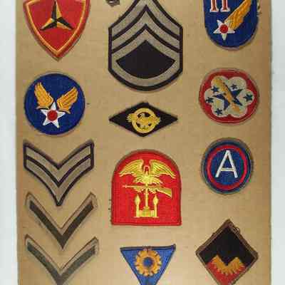 14 Military Uniform Patches