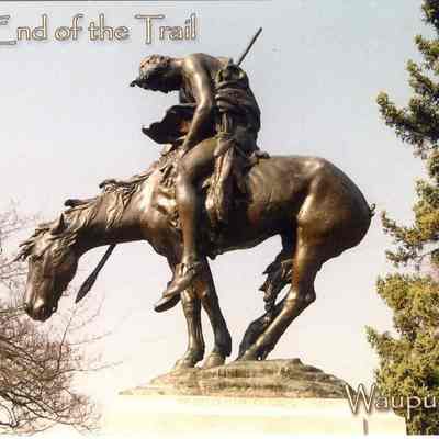 Postcard, The End of the Trail