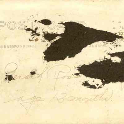 Back of postcard, Gerald Ross ________.