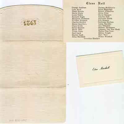 Graduation Announcement 1923